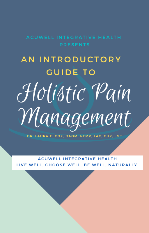 book cover for holistic pain management